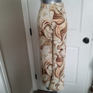 Zara "Cappuccino" Mid Rise Straight Jeans